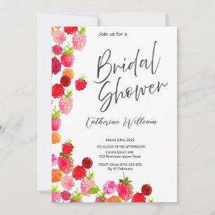 Sweet & Juicy Fruit Party Bridal Shower Invitation