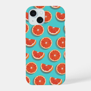 Sweet Juicy Orange Pattern iPhone 15 Case