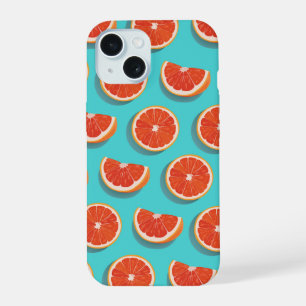 Sweet Juicy Orange Pattern iPhone 15 Case