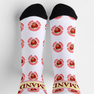 Sweet Juicy Strawberries Summer Fruit  Socks