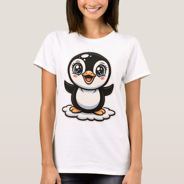 Sweet Kawaii baby penguin T-Shirt (Front)