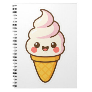 Sweet Kawaii Ice Cream Notebook