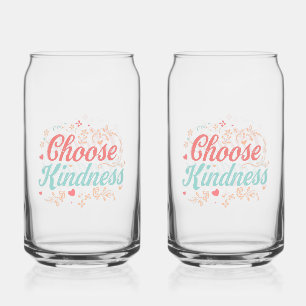 Sweet Kindness Matters Typography Can Glass