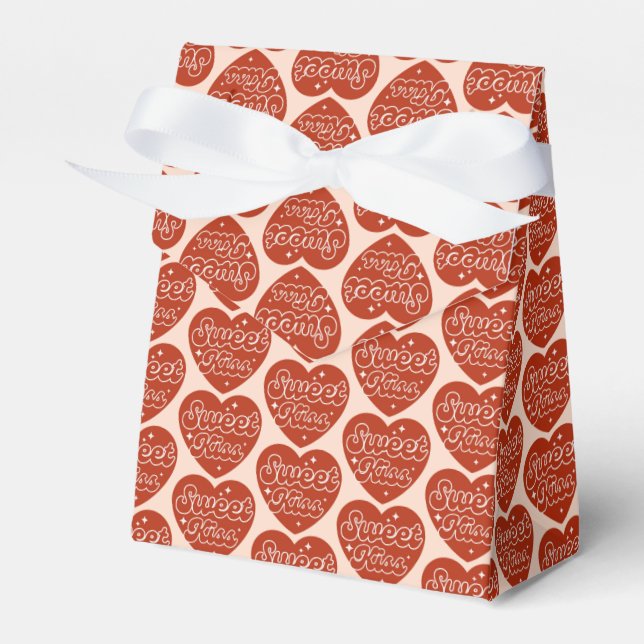 Sweet Kiss Favor Boxes (Front Side)