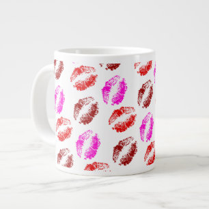 Sweet Kiss Lips Mark Large Coffee Mug