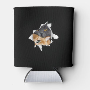 Sweet Kitten Couple Funny Cat Lover Gift Can Cooler