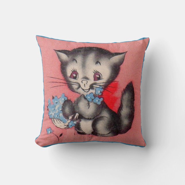 sweet kitty cat cushion (Front)