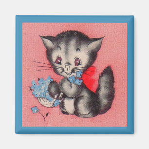sweet kitty cat magnet