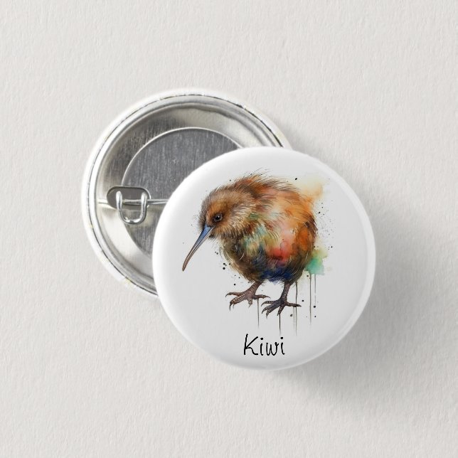 Sweet Kiwi, custom 3 Cm Round Badge (Front & Back)