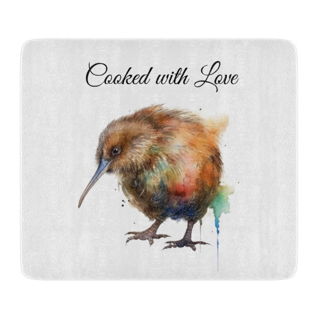 Sweet Kiwi, custom Cutting Board (Front)