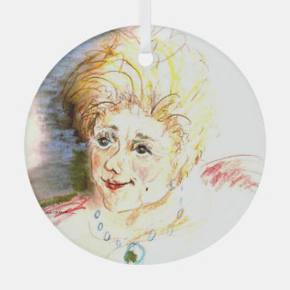 Sweet Lady Glass Tree Decoration