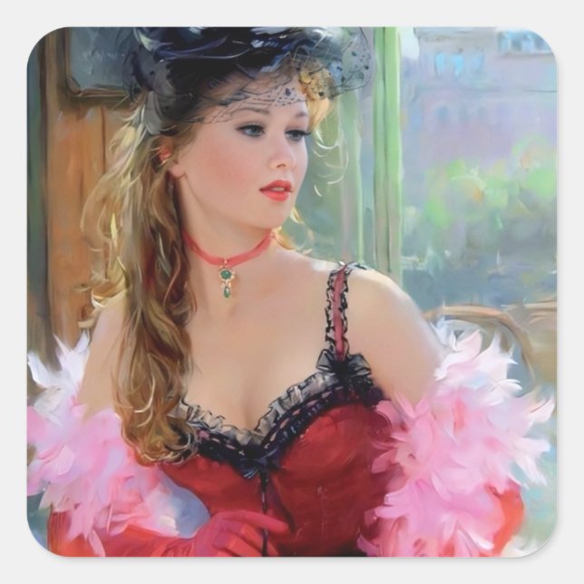 Sweet lady  Sticker (Front)