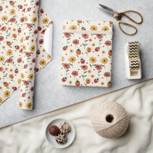 Sweet Ladybug Dreams Wrapping Paper