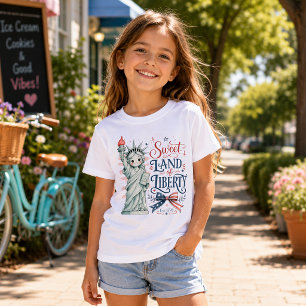 Sweet Land of Liberty 4th of July  T-Shirt