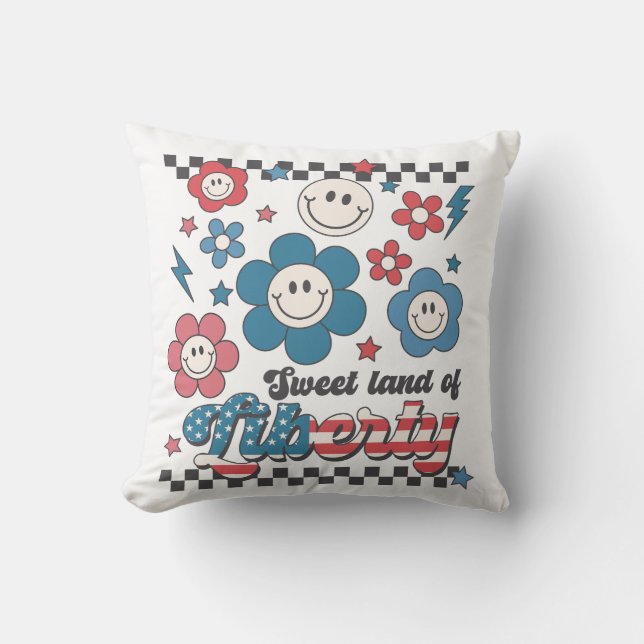 Sweet Land Of Liberty Cushion (Front)