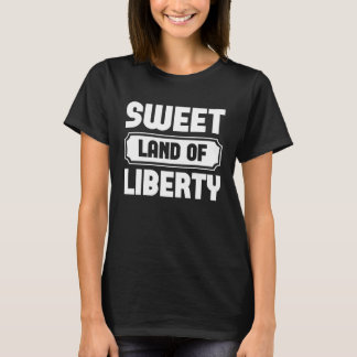 Sweet Land Of Liberty Graphic Tees For Women and