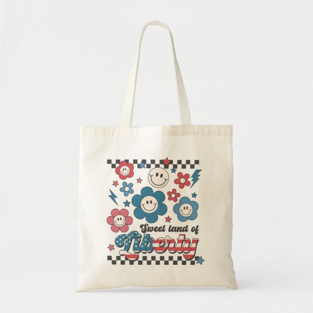 Sweet Land Of Liberty Tote Bag (Front)