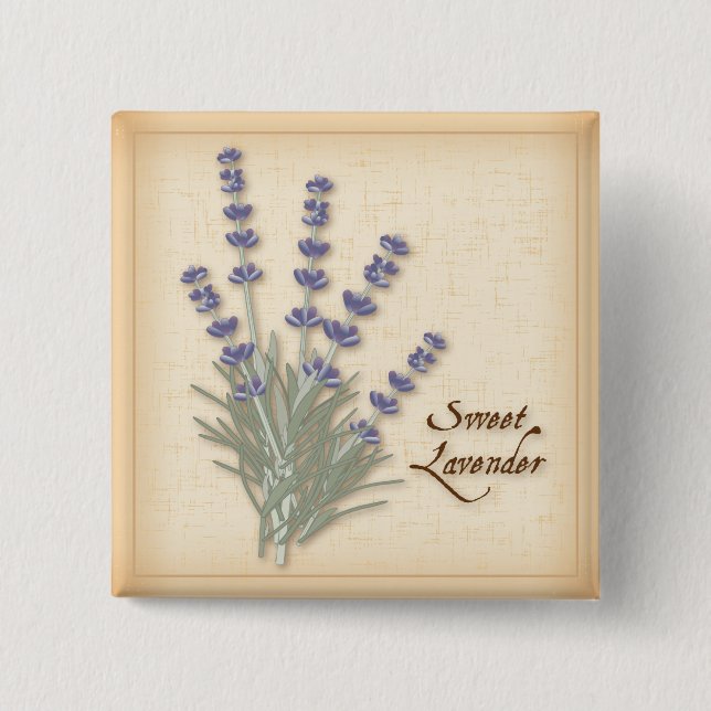 Sweet Lavender Button (Front)