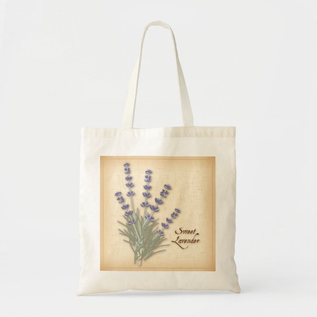 Sweet Lavender Tote Bag (Front)