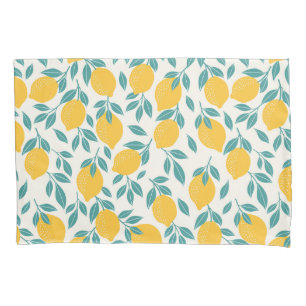Sweet Lemon Branches Pattern Pillowcase