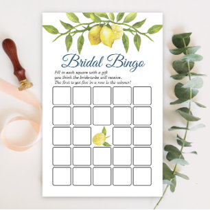 Sweet Lemon & Greenery Chic Bridal Shower Game