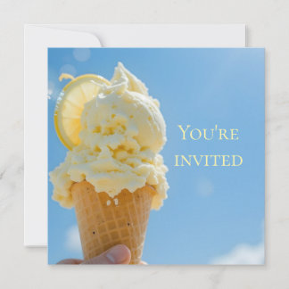 Sweet Lemon Summer Invitation