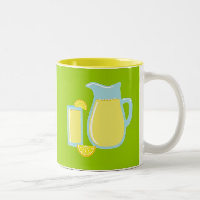 Sweet Lemonade Two-Tone Coffee Mug (Right)