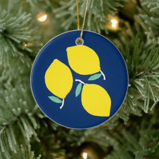 Sweet Lemons Ceramic Tree Decoration
