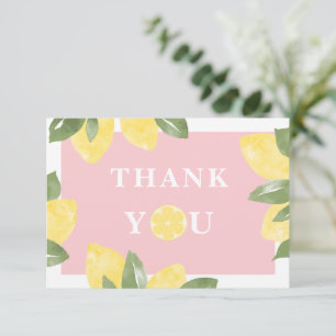 Sweet Lemons  Thank You Card