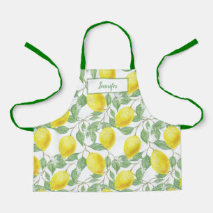 Sweet lemons yellow summer.                        apron