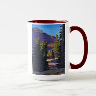 Sweet Light in Crested Butte in Purple Blue Orange Mug