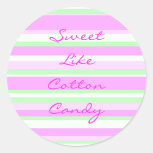 Sweet Like Cotton Candy Sticker