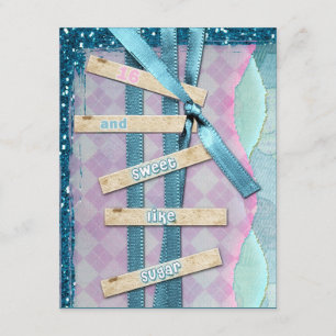 Sweet Like Sugar Sweet 16 Party Invitations