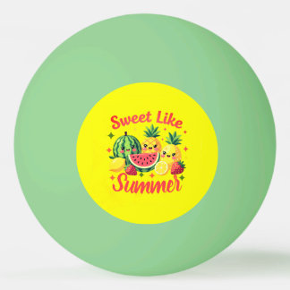 Sweet Like Summer Cute Fruit Cartoon Ping Pong Ball