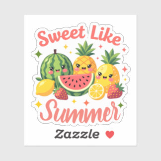 Sweet Like Summer Kawaii Fruit Friends