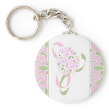 Sweet Lilac, Margarita Damask Favour Keychain