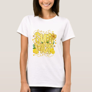 Sweet Lime Summer Yellow Watercolor Lemon T-Shirt
