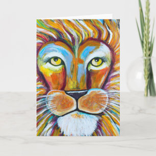 Sweet lion card