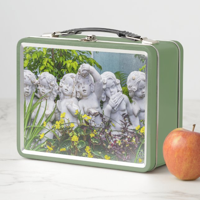 Sweet little angels... metal lunch box (In Situ)