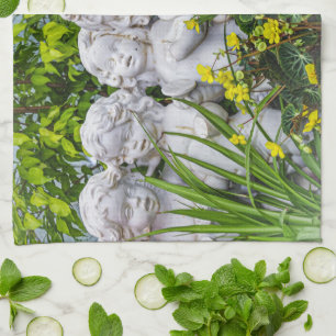 Sweet little angels... tea towel