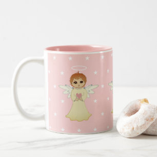 Sweet Little Angels Two-Tone Coffee Mug