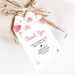 Sweet Little Baby Watermelon Baby Shower Favour Ta Gift Tags