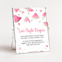 Sweet Little Baby Watermelon Late Night Diapers
