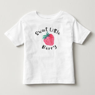 Sweet Little Berry Strawberry Toddler Tshirt 