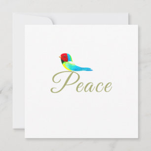 Sweet Little Bird Peace Sympathy Card