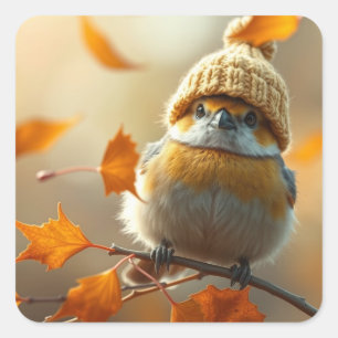 Sweet Little Bird Square Sticker
