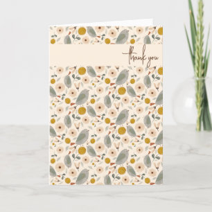Sweet Little Birds Folded Thank You Card