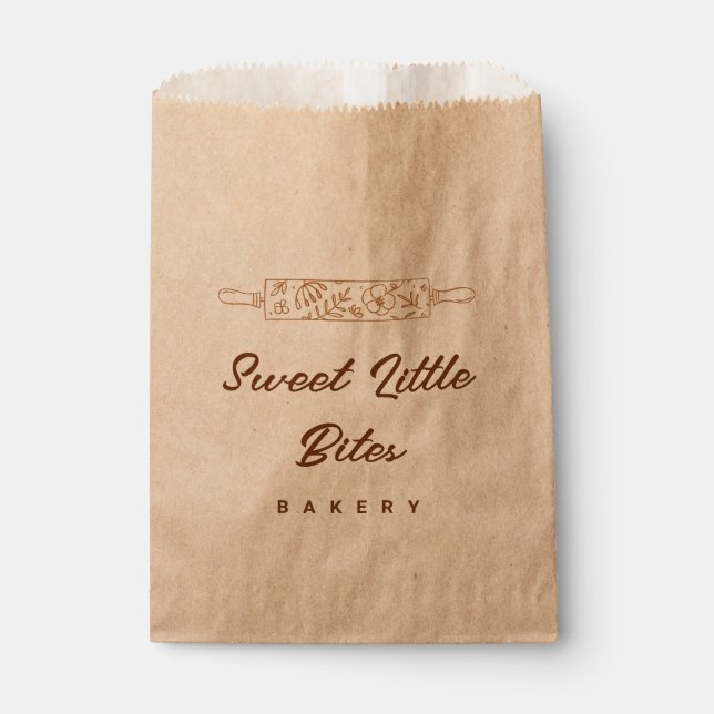 Sweet Little Bites Bakery Logo  Favour Bags (Front)