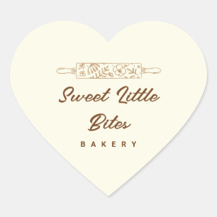 Sweet Little Bites Bakery Logo Sticker