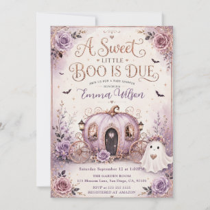 Sweet Little Boo Baby Shower Invitation